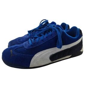 Puma Speed Cat Blue Suede Low Top Sneakers Mens 6 Womens 7.5 300718-06